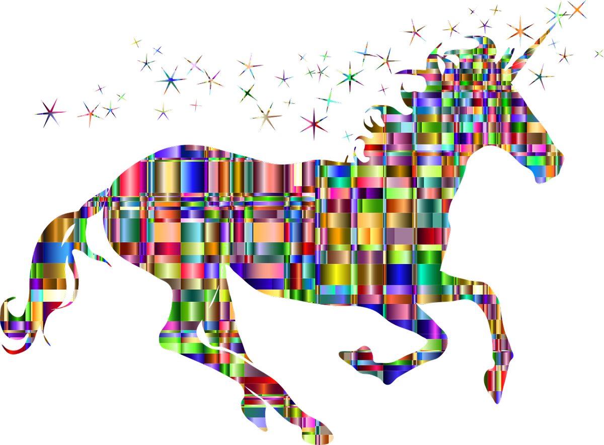 The Black Unicorn Silhouette Horse Drawing - Unicorn Transparent (1017x750), Png Download