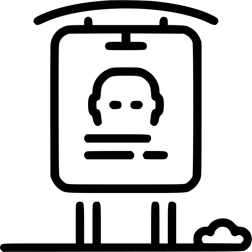 Billboard Small Comments - Small Billboard Icon (981x982), Png Download