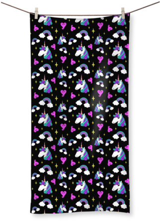 Unicorn Head And Rainbow ﻿sublimation All Over Towel - Runescape Pvp (480x480), Png Download