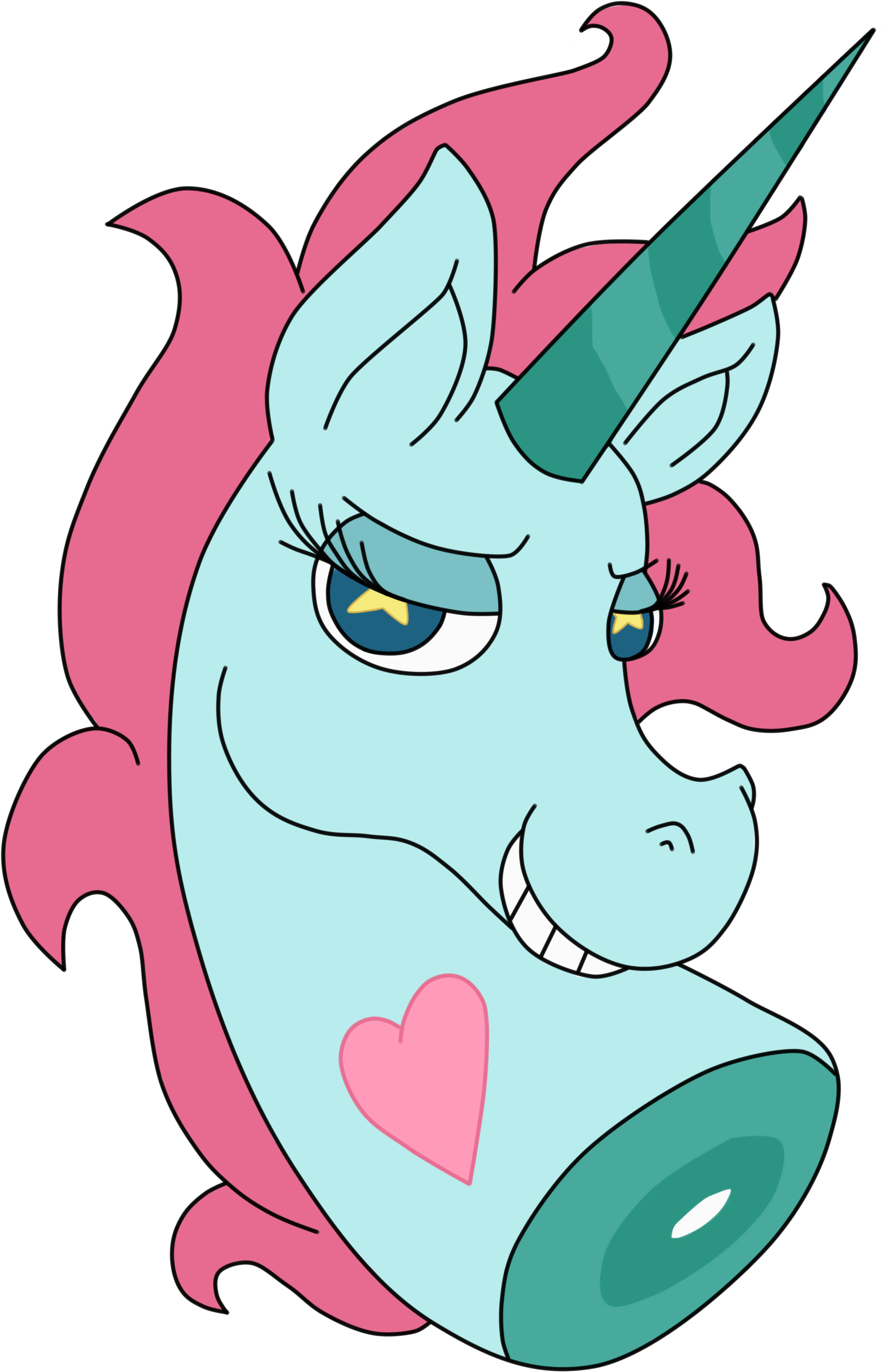 Pony Head Princess - Star Vs The Forces Of Evil Princess Pony Head (1800x3200), Png Download