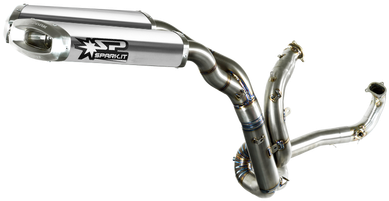Spark Aprilia Dorsoduro 750 "semi Full" Titanium Exhaust - Exhaust System (400x300), Png Download