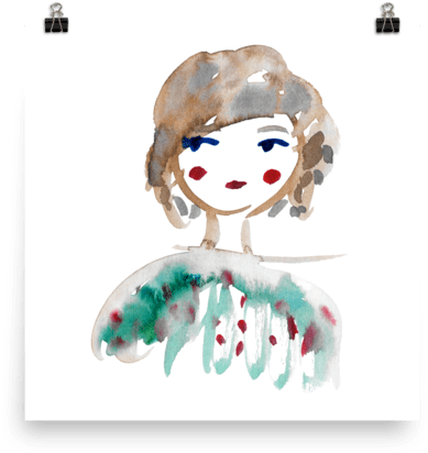 Coffee Date Poster - Illustration (600x600), Png Download