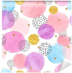 Abstract Celebration Background With Watercolor Circles - Watercolor Celebration Pattern Background (400x400), Png Download