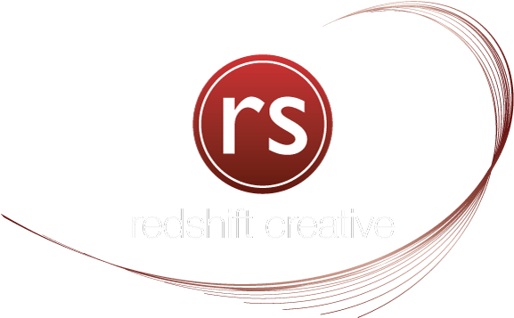 Redshift Creative Logo Swoosh - Circle (600x388), Png Download
