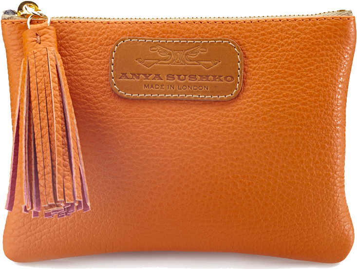 Purse Png File - Anya Sushko Berry Mini Purse In Autumn Shade Orange (1280x1280), Png Download