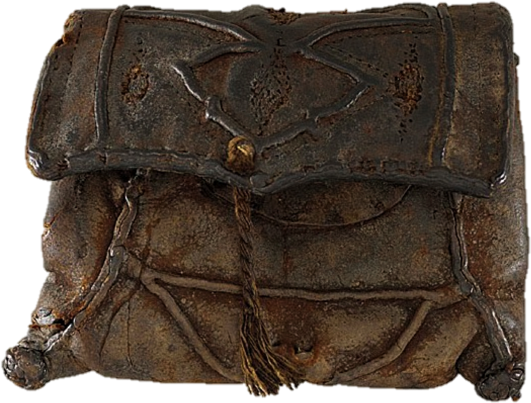 Medieval Coin Purse - 17th Century Leather Satchel (1124x882), Png Download