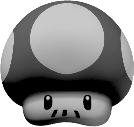 Dry Mushroom - Black Mushroom Png (500x500), Png Download