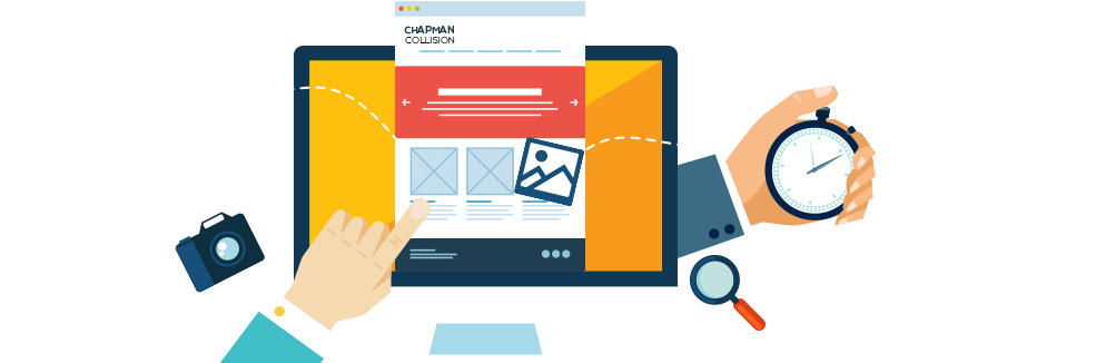 Get A Quick Estimate From Chapman Collision - Chapman Collision (1000x336), Png Download