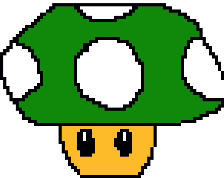 Drews 1up Mushroom - Mushroom (770x640), Png Download