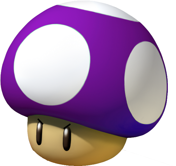 Purple Mario Mushroom Mario Bros Purple Mushroom Free Transparent