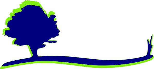 Original Png Clip Art File Tree Swoosh Blue Green Svg (600x270), Png Download