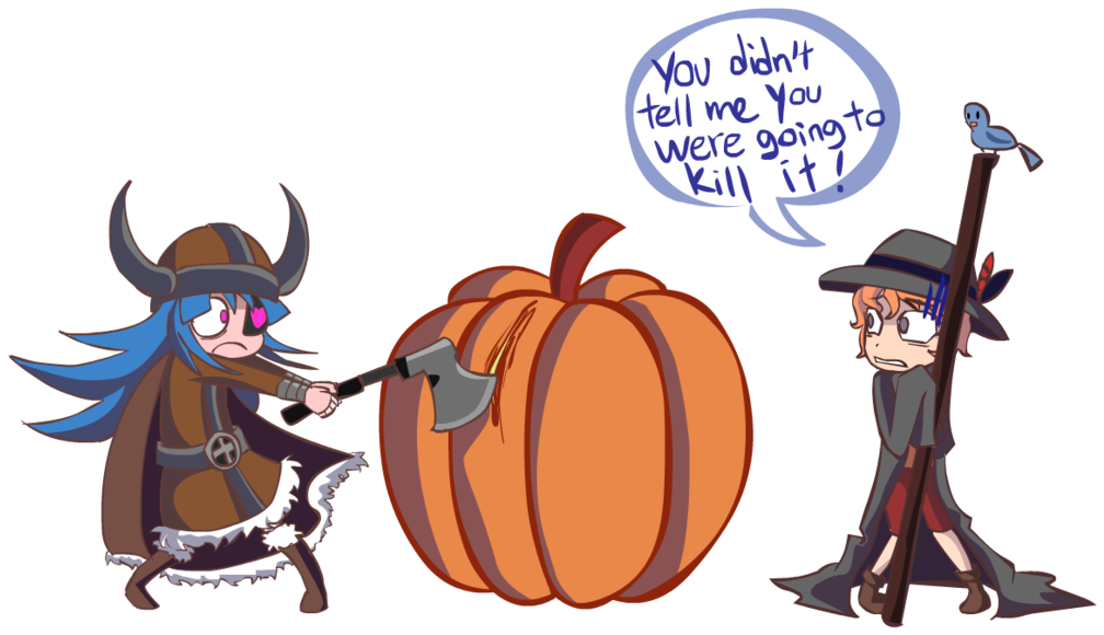 Pumpkin Carving Is Srs Bns By Nightmargin On Deviantart - Pumpkin (1181x677), Png Download