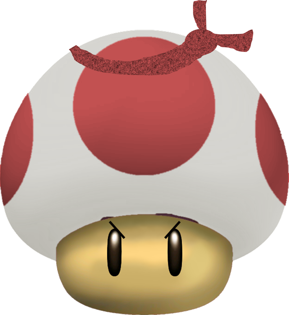 Kung Fu Mushroom - Mario Power Ups Mushroom (978x1067), Png Download