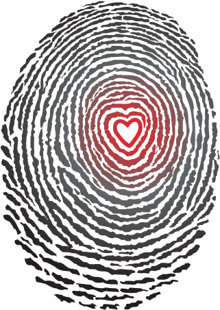 For Real Success, Modern Marketing Must Connect On - Fingerprint With Heart Png (792x612), Png Download