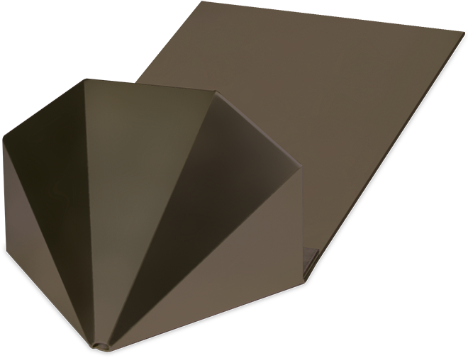 The Half Carat™ Metal Snow Guard Is Installed Using - Triangle (659x637), Png Download