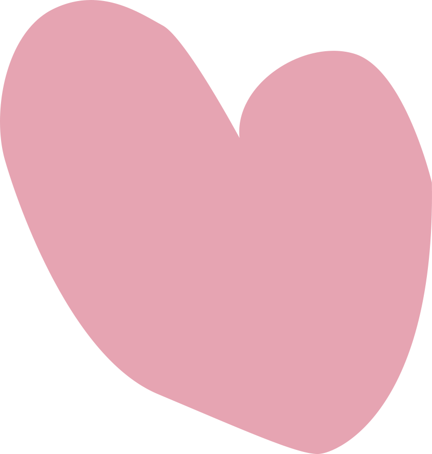 Pink-heart - Pink Heart (843x886), Png Download