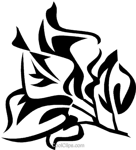 Bougainvillea Royalty Free Vector Clip Art Illustration - Bougainvillea Clipart (435x480), Png Download