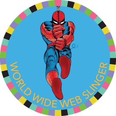 World Wide Web Slinger Badge Image - Codes For The Library Summer Game 2018 (400x400), Png Download