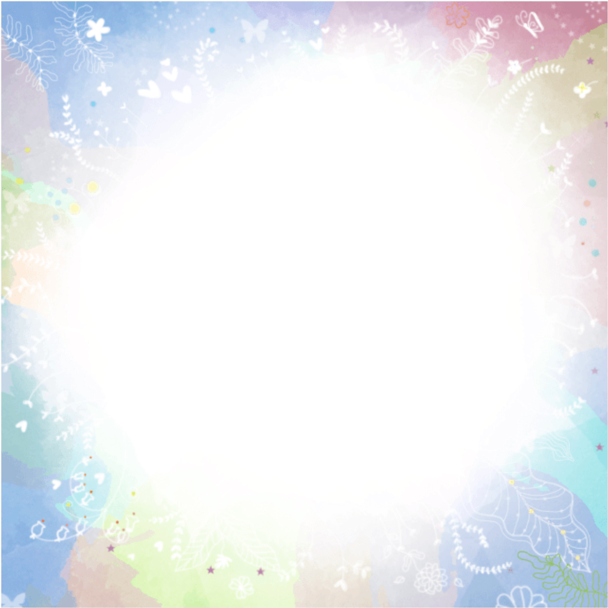 Ftestickers Watercolor Background Frame Borders Colorfu - Watercolor Painting (1024x1024), Png Download