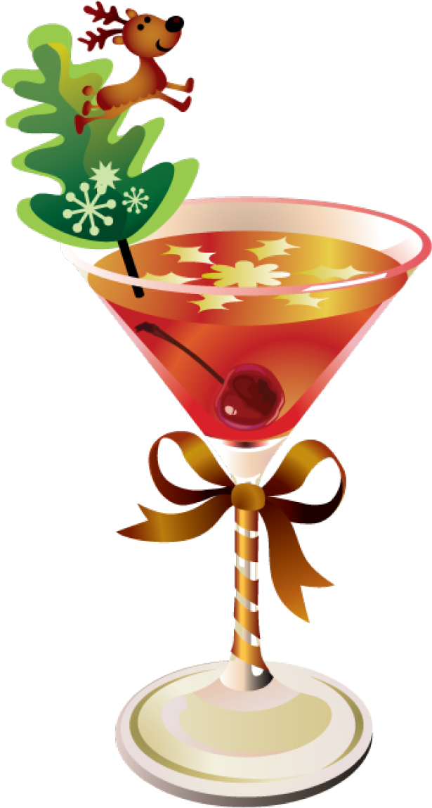 Clipart Of Drinks, Cocktail And 5 Candy - Martini Glass (640x1179), Png Download