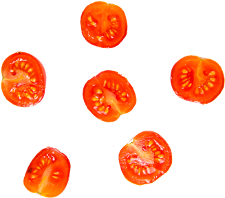 Safe Eggs Your Way - Cherry Tomato Slice Png (488x488), Png Download