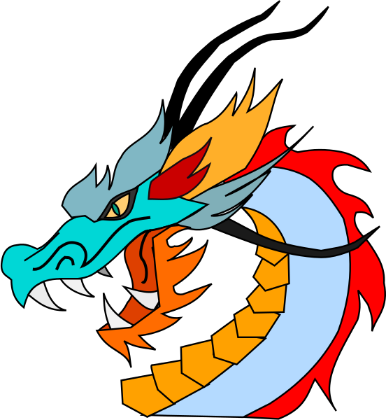 Chinese Dragon (552x600), Png Download