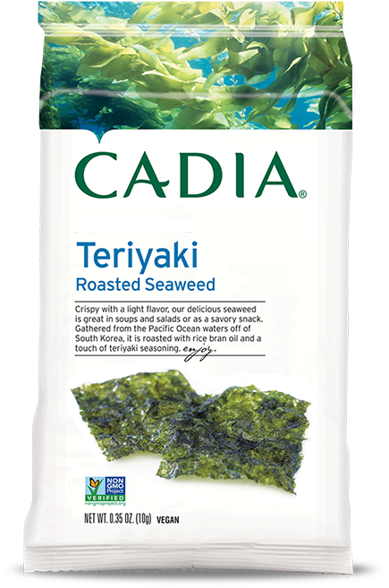 Crispy With A Light Flavor, Our Delicious Seaweed Is - Cadia Organic Chocolate Sandwich Cookie 10.5 Oz (700x700), Png Download