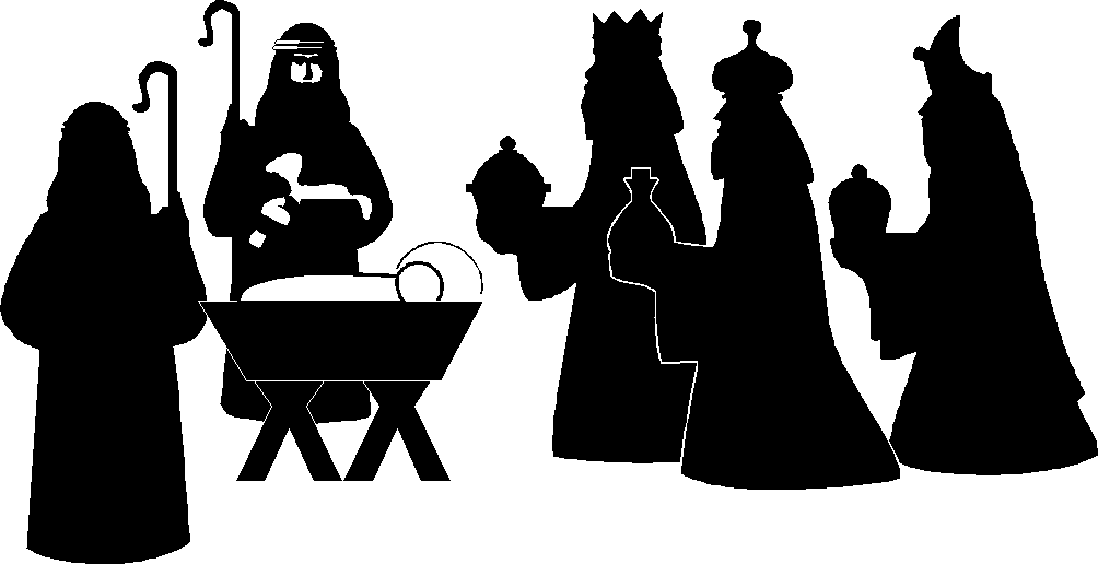 Nativity - Nativity Silhouette Tutorial (1004x516), Png Download