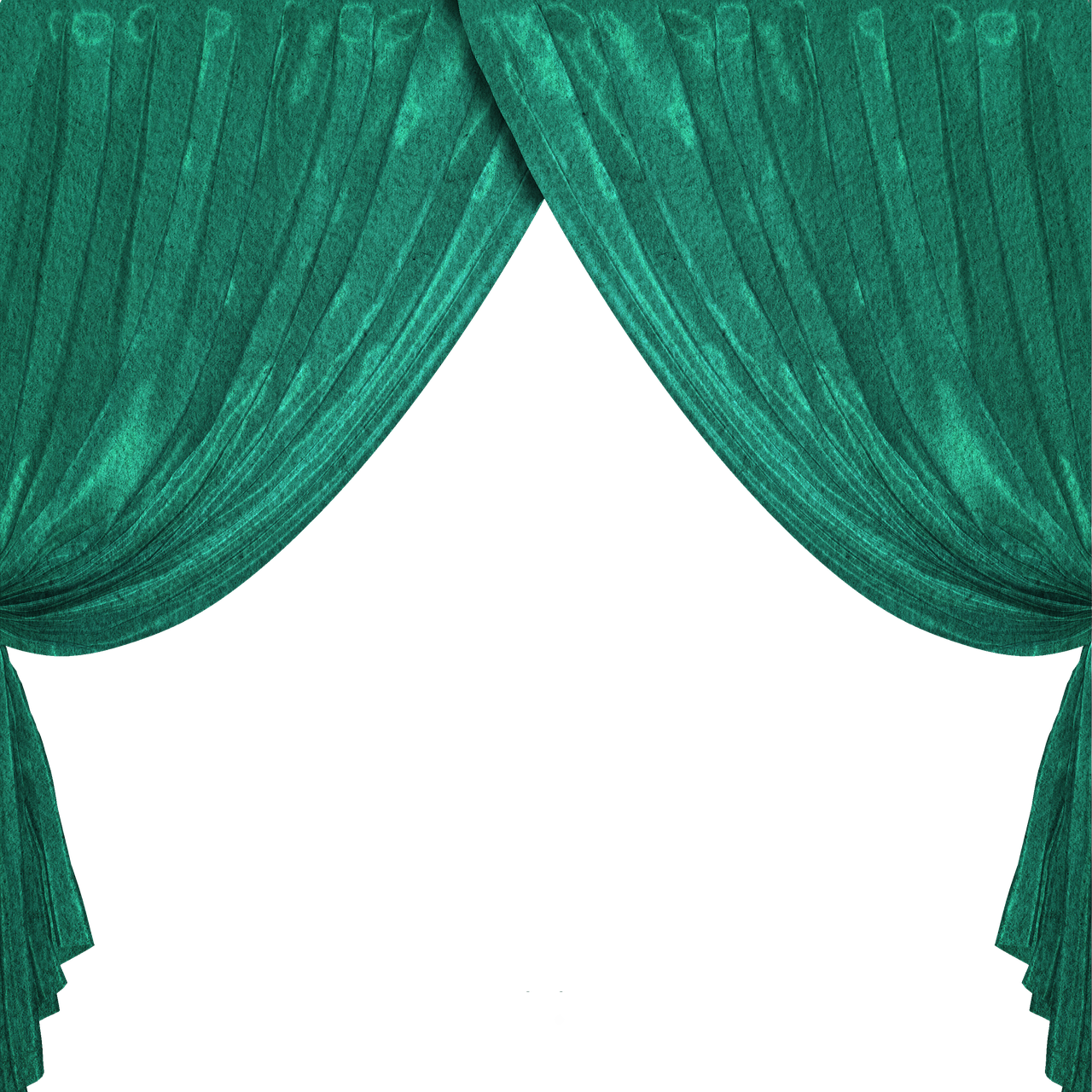 Dark Green Curtains Transparent (1280x1280), Png Download