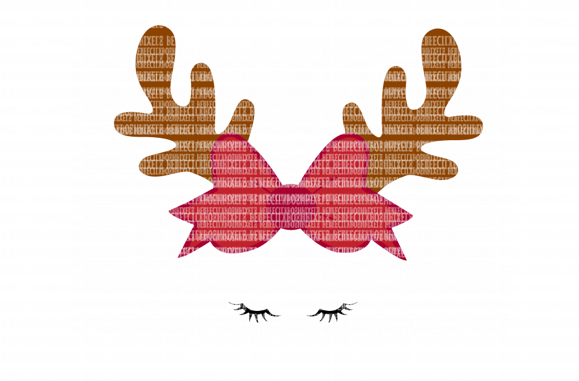 Reindeer Girl Christmas Svg Files For Silhouette And - Christmas Photo Booth Props Svg (1158x772), Png Download