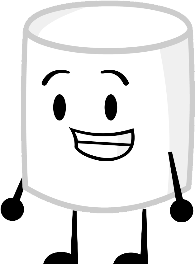 Marshmallow - Marshmallow Characters (875x963), Png Download