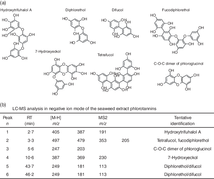 Characterisation Of Phlorotannins In The Seaweed Extract - Phlorotannin (687x574), Png Download