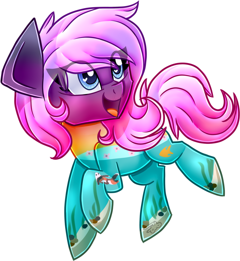 Partylikeapegasister, Fish, Goldfish, Koi - Cartoon (943x1024), Png Download