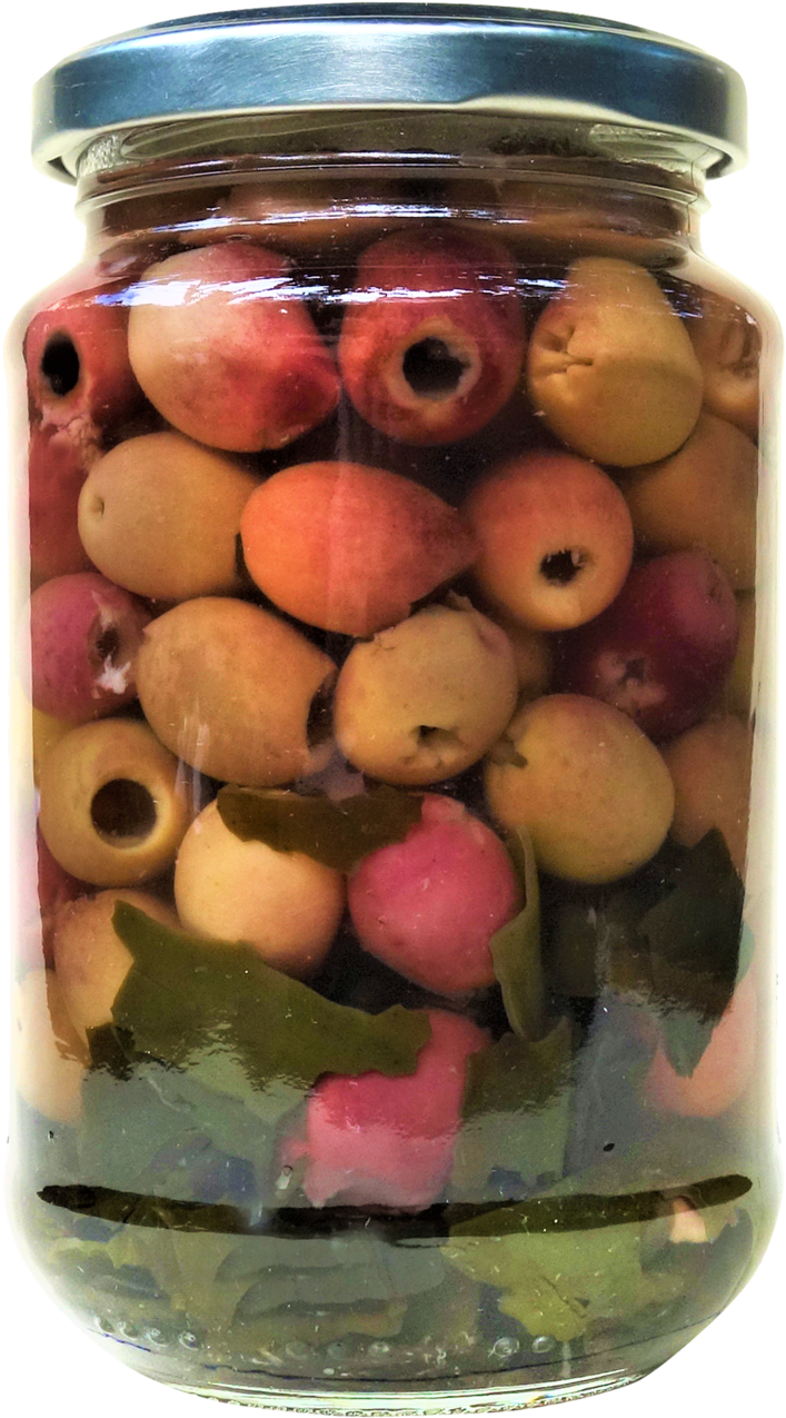 Organic Pitted Natural Olives With Wakame Seaweed (1000x1480), Png Download