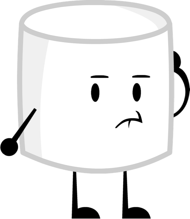 Marshmallow Pose (659x757), Png Download