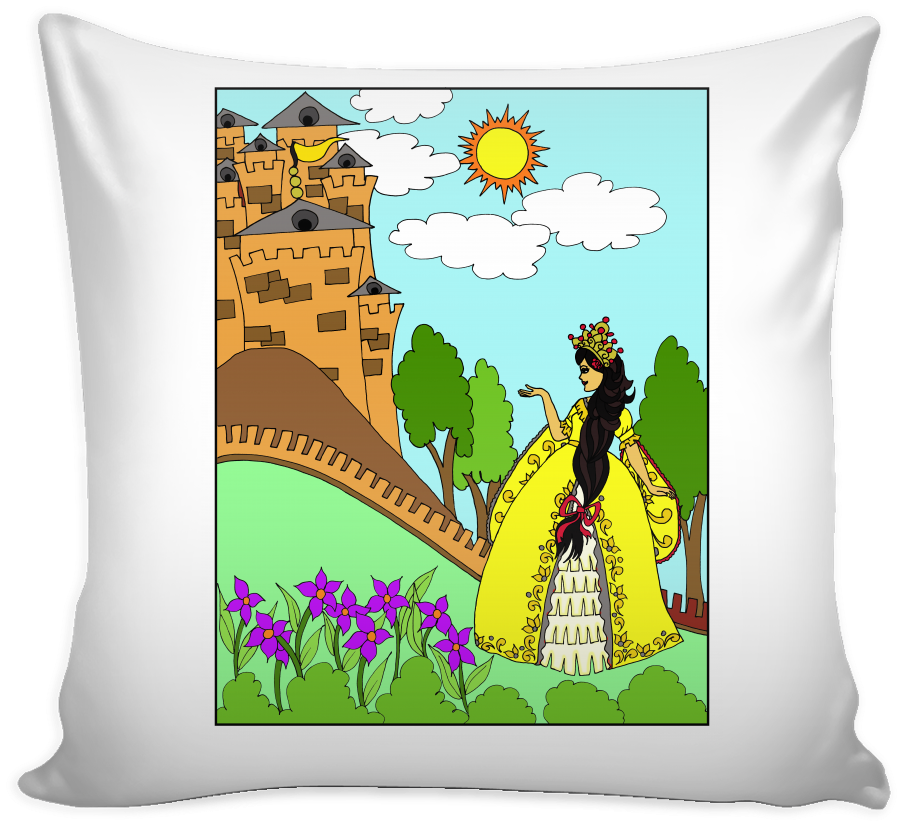 Princess Sofia's Castle Pillow Cover - Valentine Quotes For Her (1024x1024), Png Download