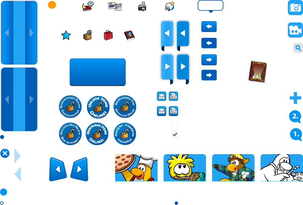 48 173772 Video Controls 10 Aug 2015 - Club Penguin (1000x677), Png Download