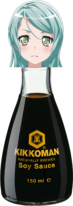 Memei See Your Mustache Aya And Raise You My Soya Sauce - Kikkoman Soy Sauce Clipart (900x940), Png Download