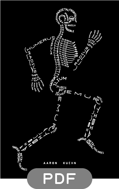 Aaron Kuehn Skeleton Typogram Pdf Facebook Icon Png - Aaron Kuehn Skeleton (900x700), Png Download