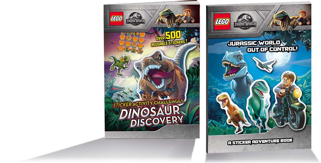 Brace Yourself For The Experience Of A Lifetime - Lego Jurassic World Sticker Book (1106x562), Png Download