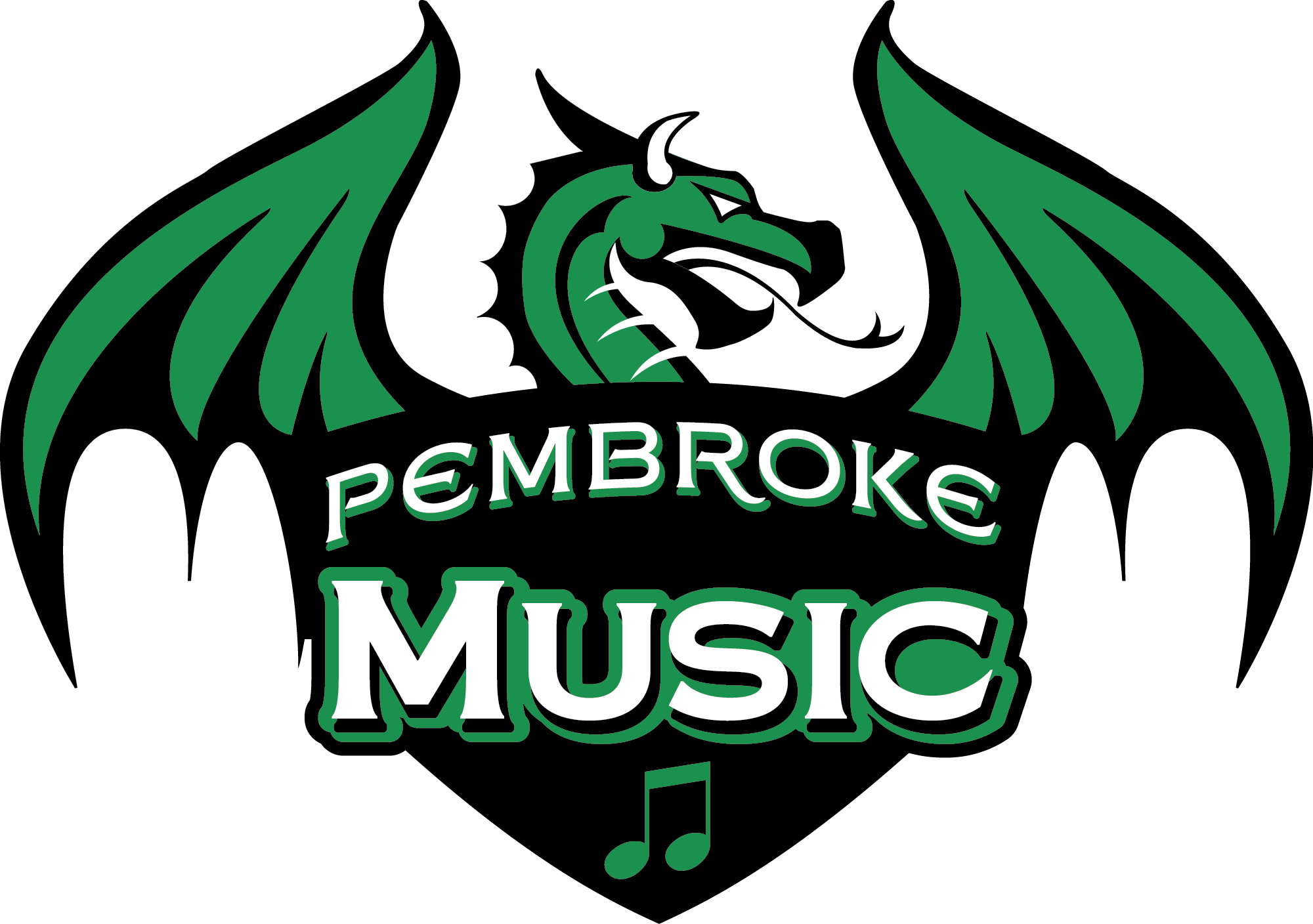 Dragon School Wikipedia - Pembroke Dragons Basketball Logo (2000x1408), Png Download