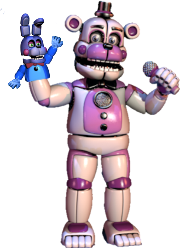 Bonbon Sticker - Funtime Freddy Sin Bon Bon (1024x1024), Png Download