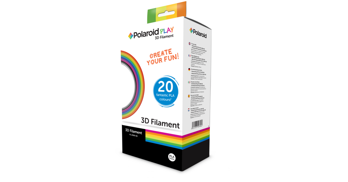Polaroid3d Play 3d Pen Pla Filament Set Of 20, 1 Set - Gadget (1200x630), Png Download