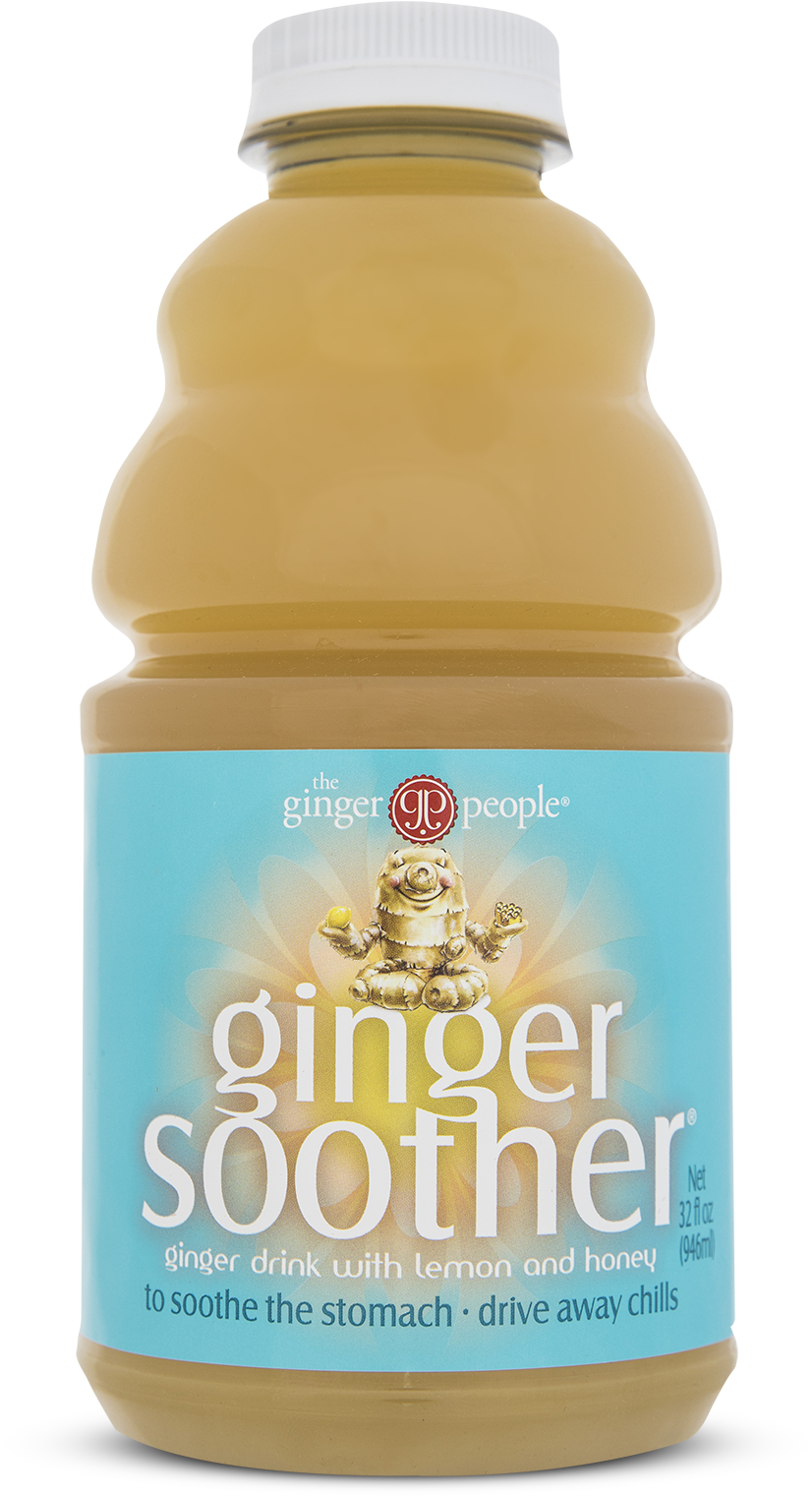 99510 Ginger Soother 33oz 946ml Usa Large - Plastic Bottle (1000x1612), Png Download