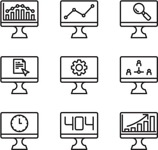 Computer Display - Icon (600x564), Png Download