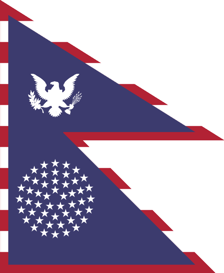 Redesignsflag Of The Usa In The Style Of Nepal - Would The Us Flag Look Like (726x885), Png Download