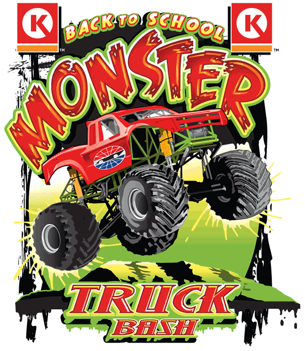Monster Truck Bash - Circle K Back To School Monster Truck Bash (600x692), Png Download