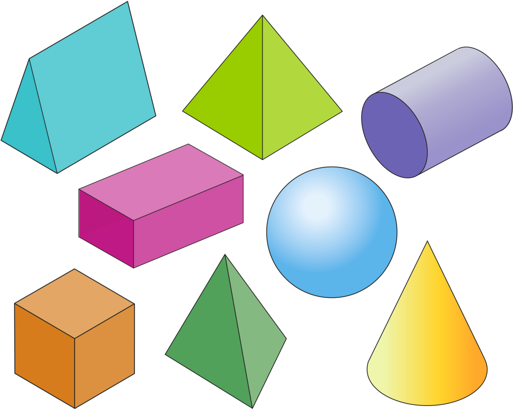 Common 3d Shapes Math Is Fun Maths Resources - Mathematical Shapes Png (1046x840), Png Download