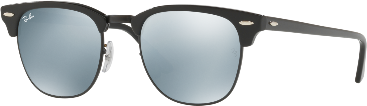 Ray Ban Sunglasses Clubmaster Rb3016 122930 - Sunglasses (1500x750), Png Download