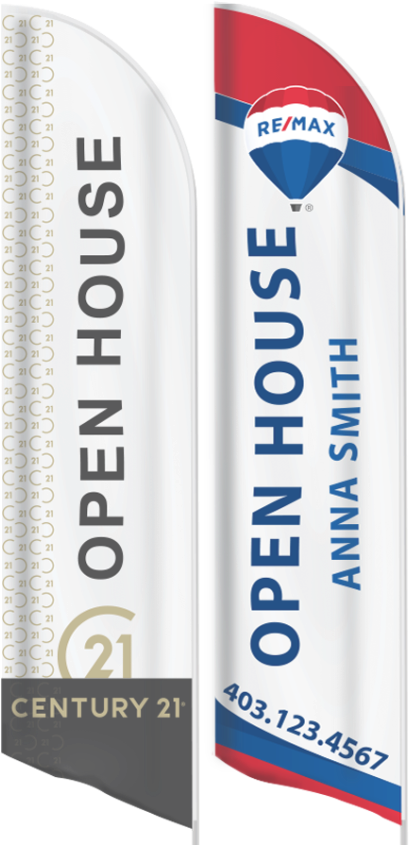 How To Use Feather Flag Banners For Your Real Estate - Open Access (1024x860), Png Download